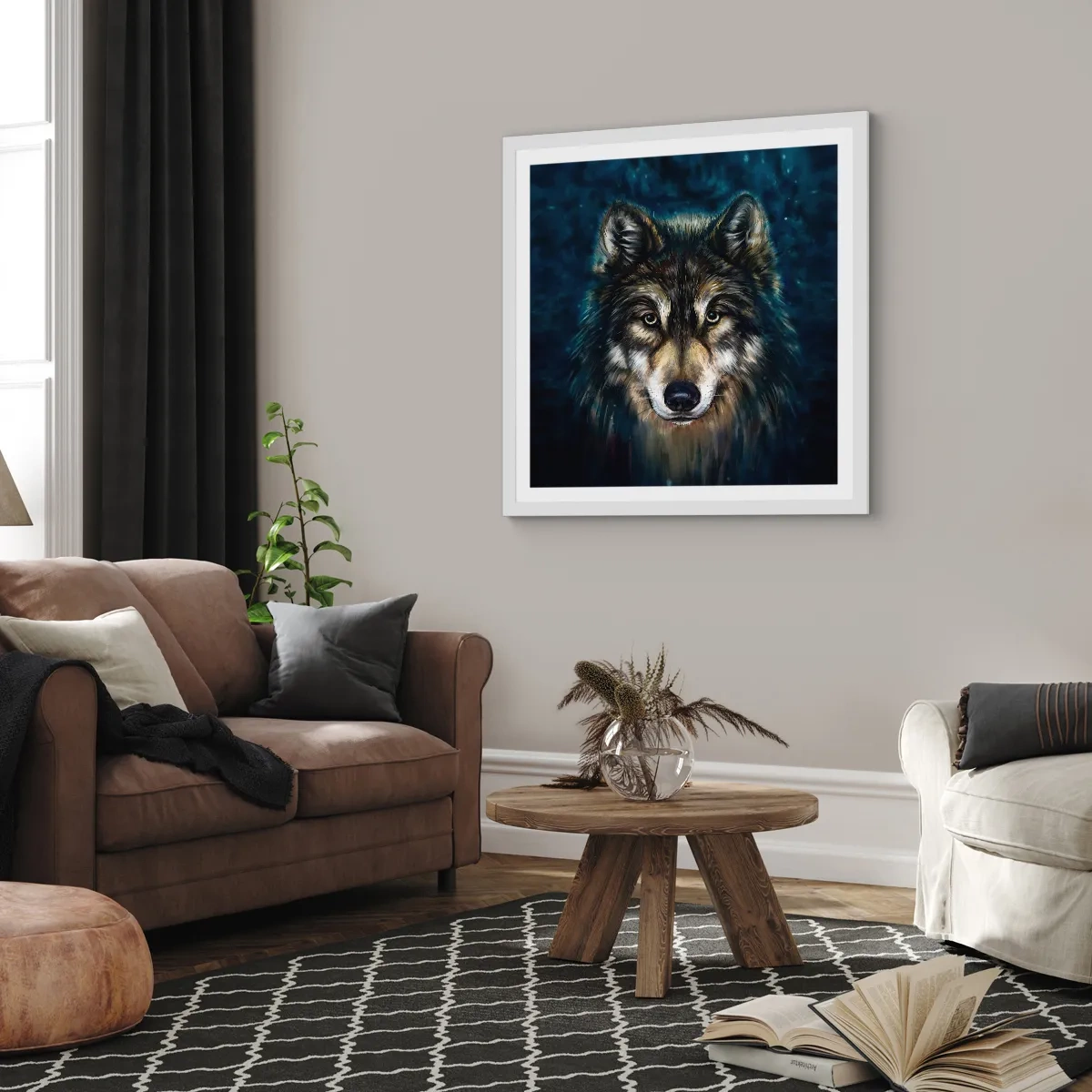 Poszter fekete keretben - Alfa? És az omega - 60x60 cm