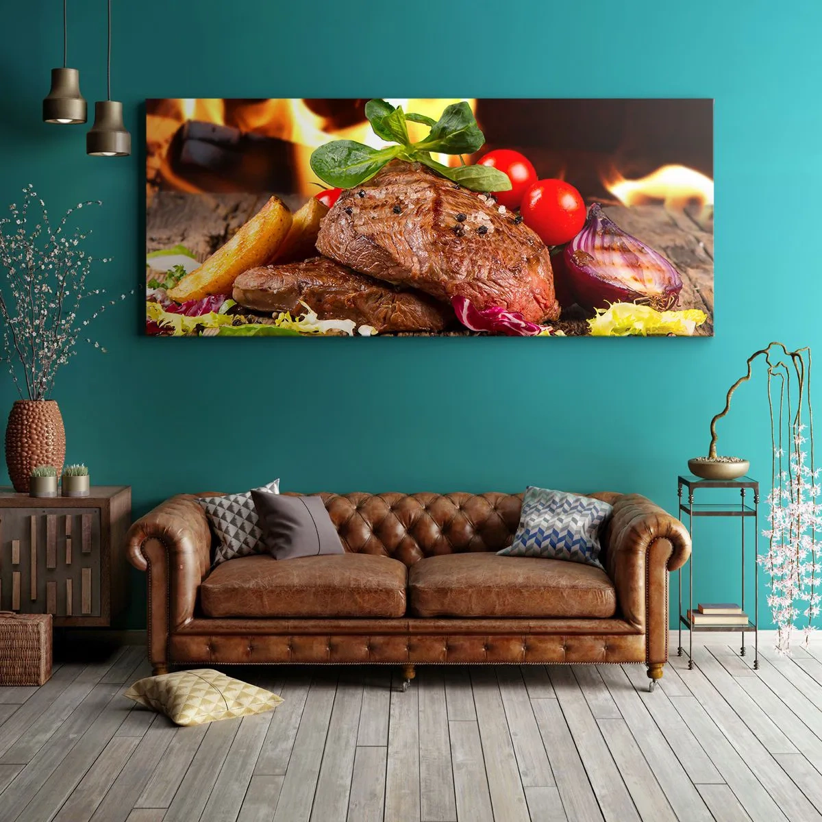 Vászonkép - Parázzsal elővarázsolva - 100x40 cm