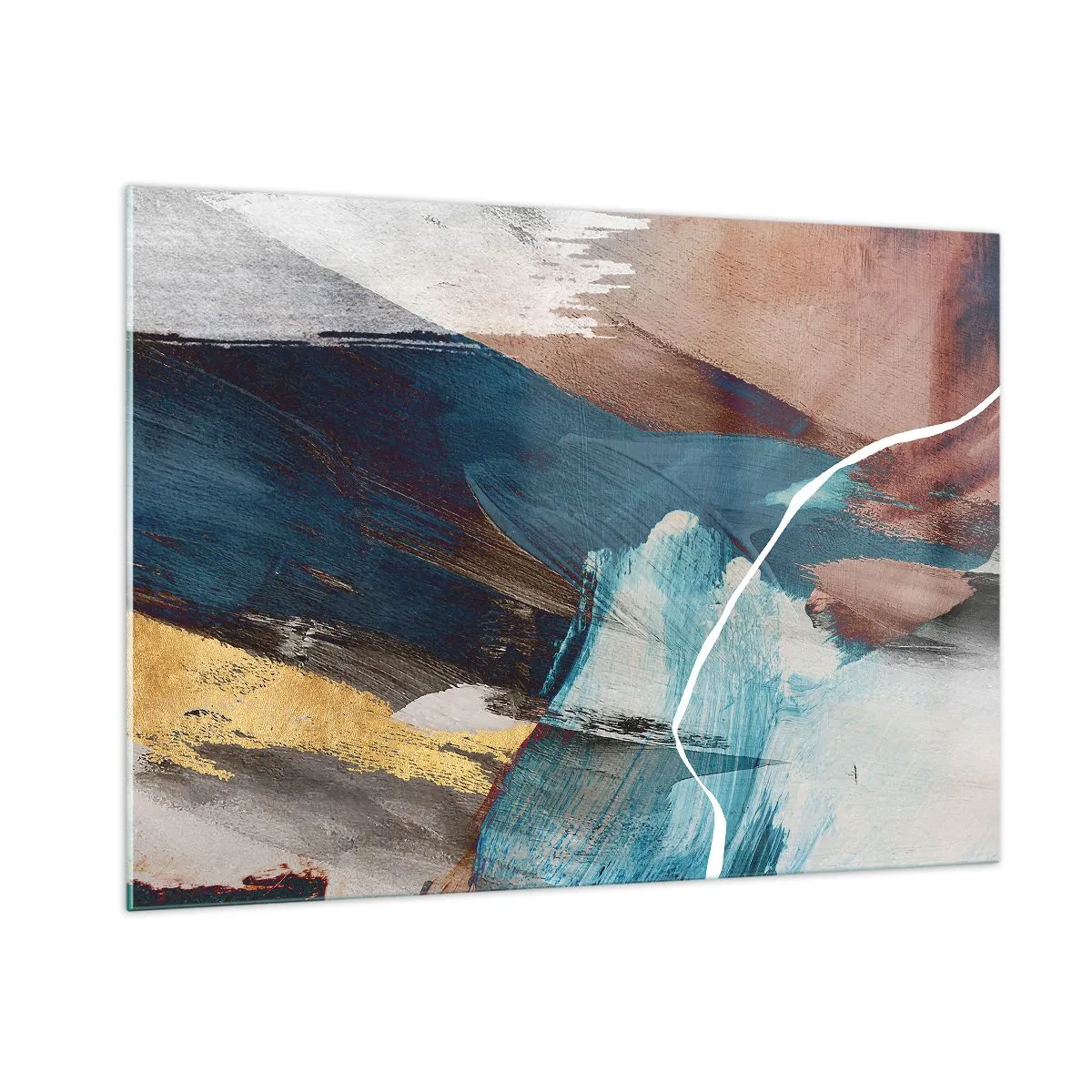 Üveg kép - Lelkesedéssel és energiával - 100x70 cm