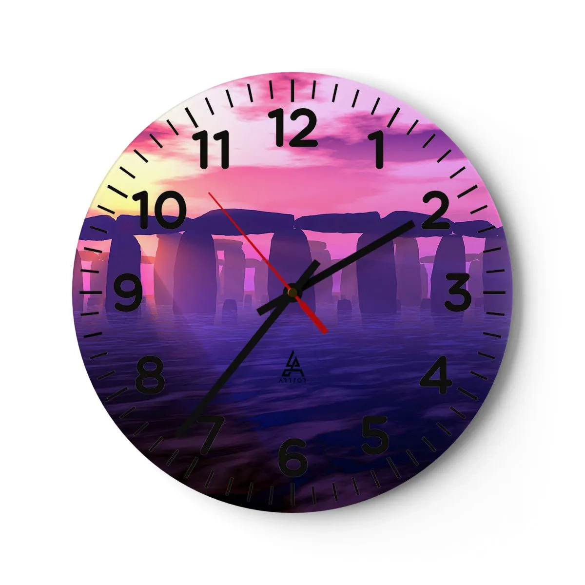 Falióra, Óra - Hajnali rejtély a ködben - 40x40 cm