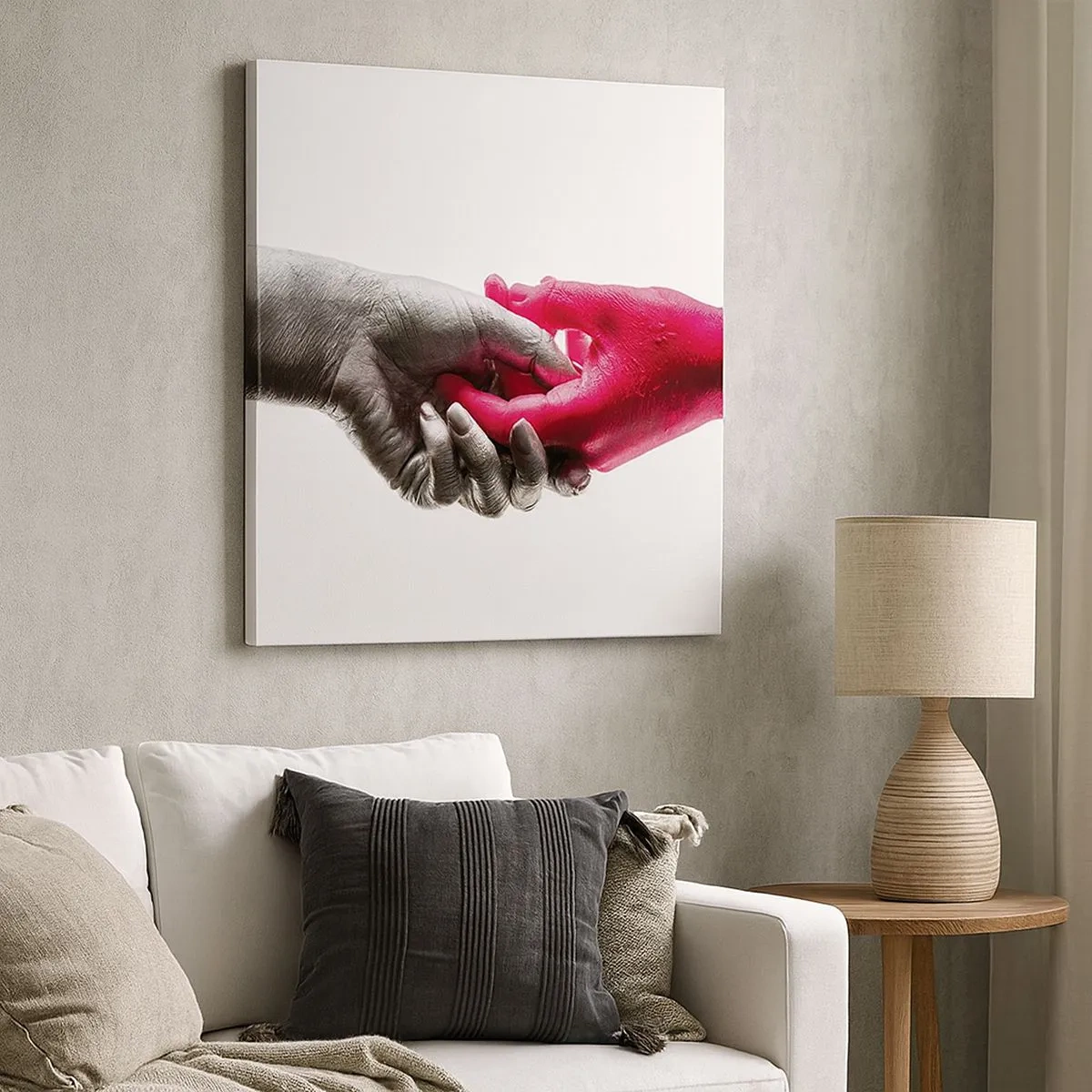 Vászonkép - Együtt, bár mások - 30x30 cm