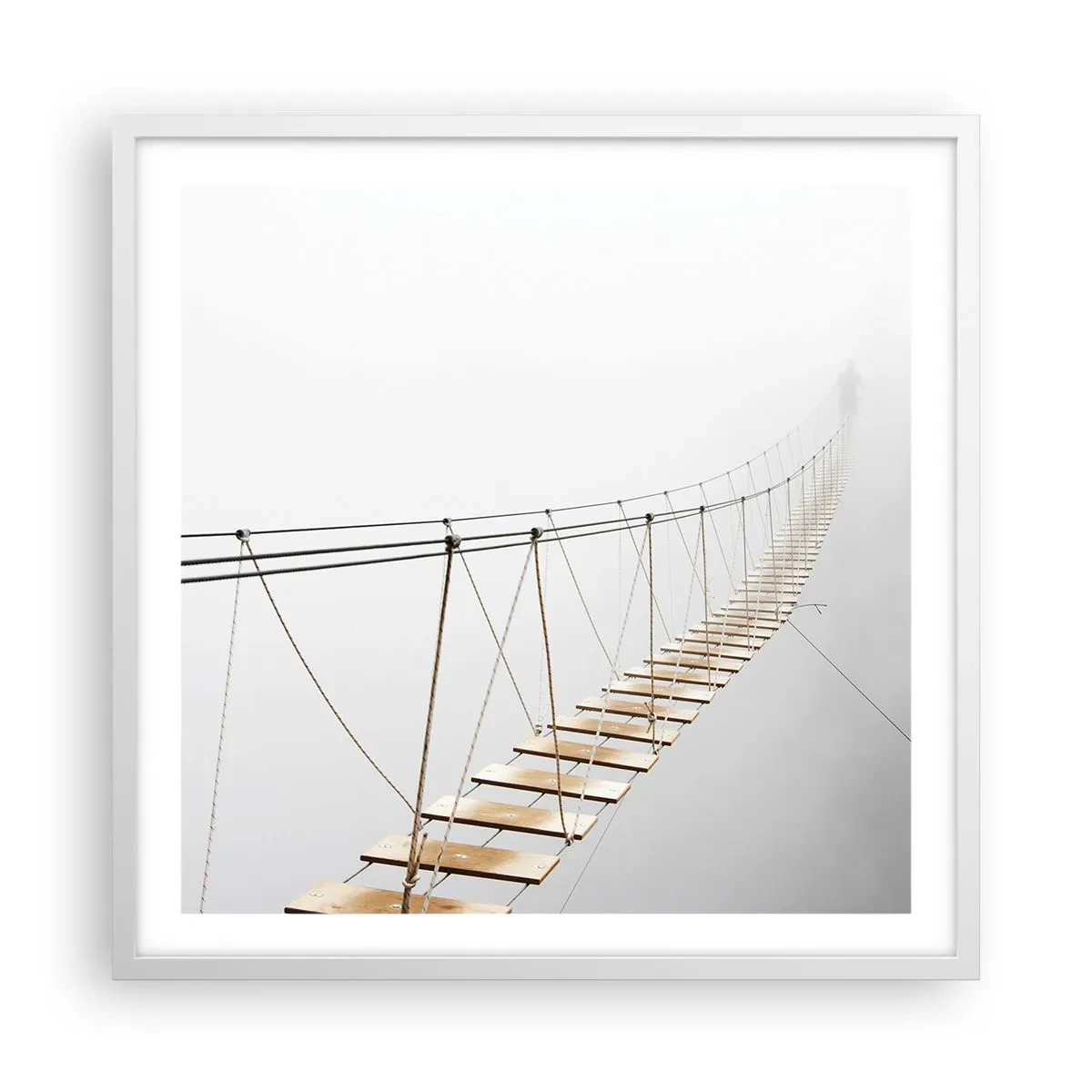 Poszter fekete keretben - Hová vezet? - 60x60 cm