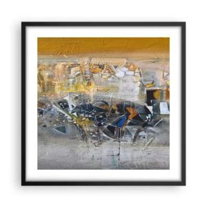 Poszter fehér keretben - Minden rendben lesz - 50x50 cm
