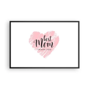 Poszter fehér keretben - Mindig a megfelelő pillanat - 91x61 cm