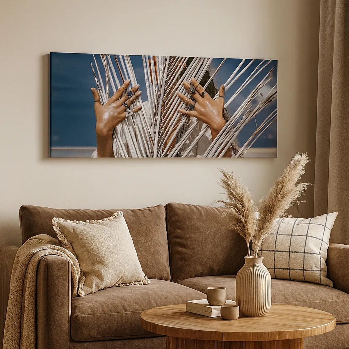 Vászonkép - Sámán asszonya? - 30x30 cm