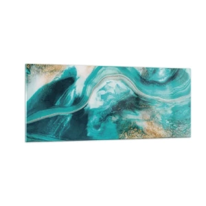 Üveg kép - Az arany folyó - 100x40 cm