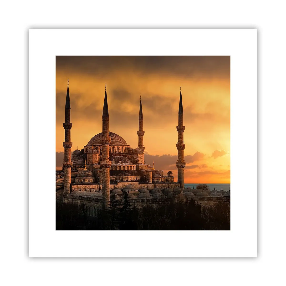 Poszter - Isten hatalmas - 30x30 cm