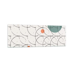 Üveg kép - A pop-art szellemében - 90x30 cm