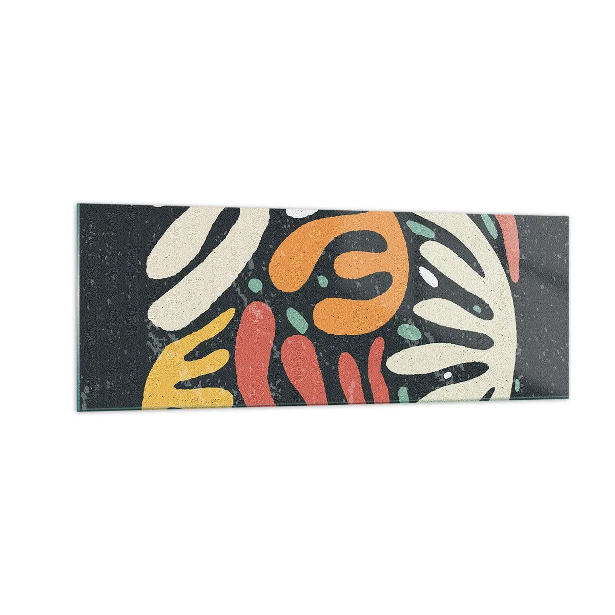 Üveg kép - Kompozíció - mindjárt elkaplak - 140x50 cm