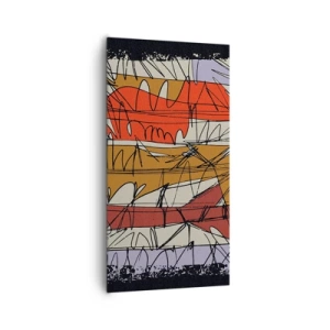 Vászonkép - Spontán kompozíció - 65x120 cm