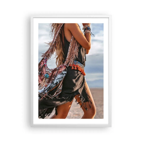 Poszter fekete keretben - Sámán párja - 50x70 cm