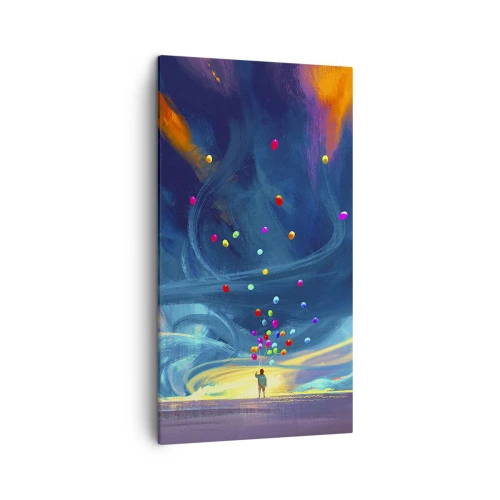 Vászonkép - A kék szélnek - 45x80 cm