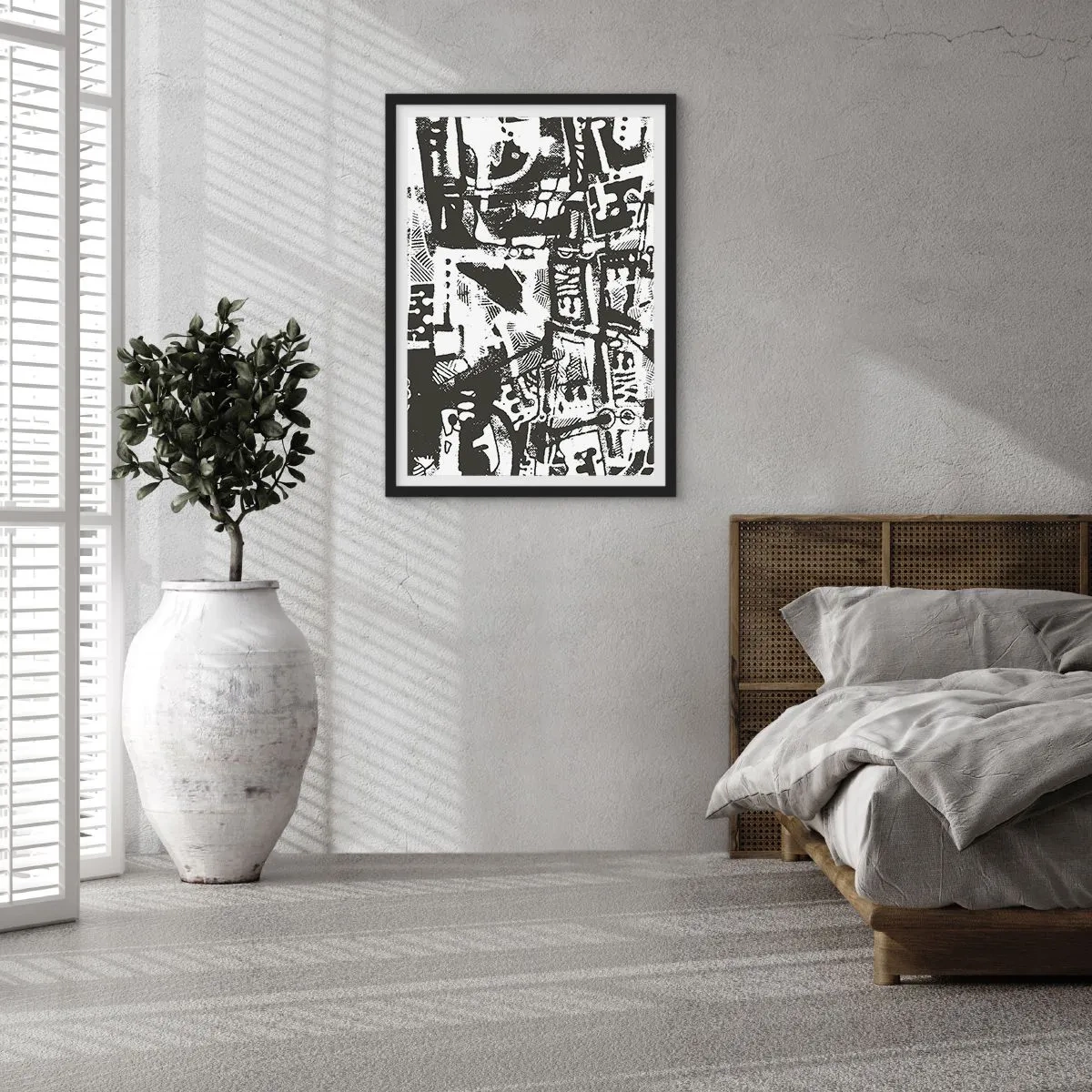 Poszter fehér keretben - Rend vagy káosz? - 50x70 cm