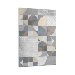 Üveg kép - Kerámia fantázia - 50x70 cm