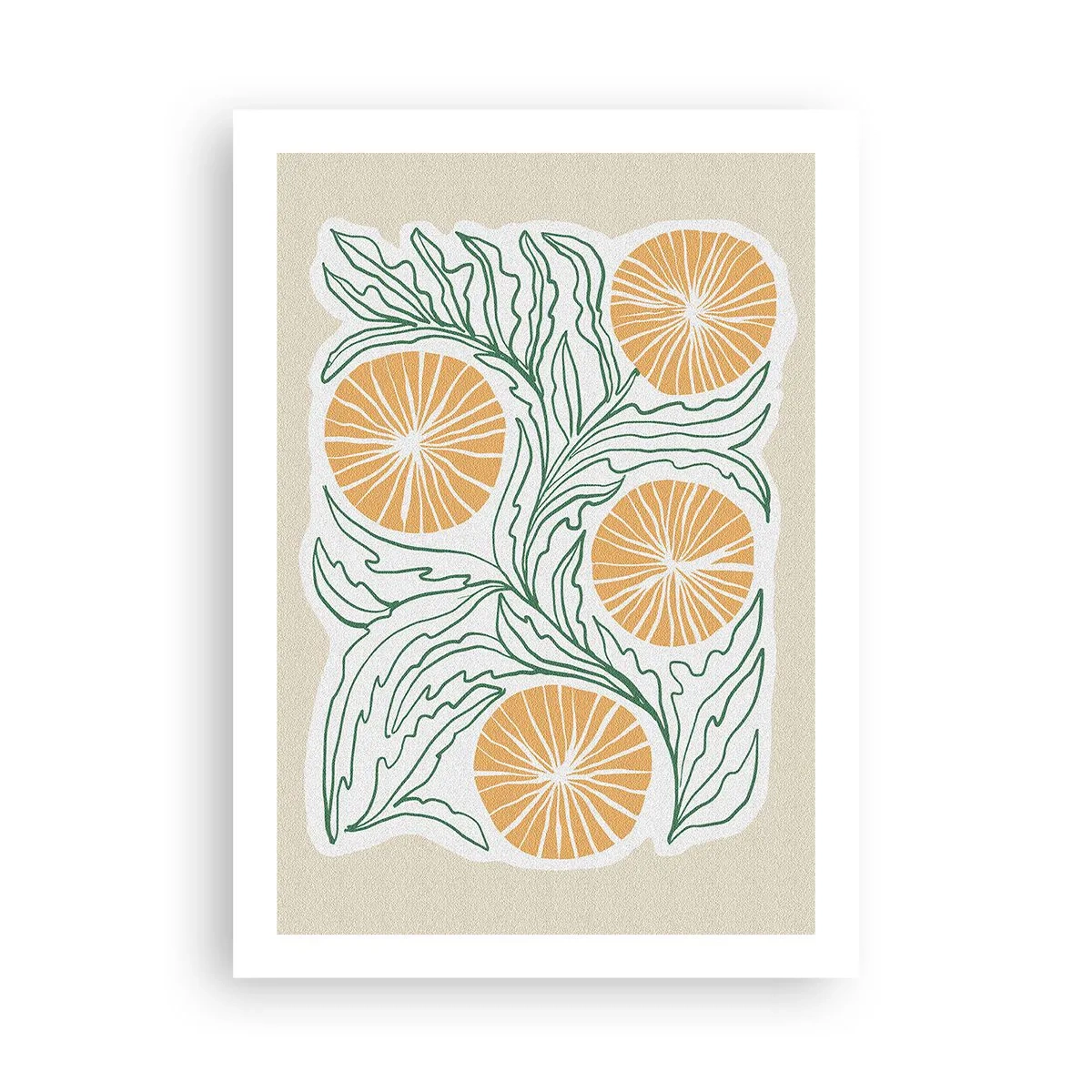 Poszter - Etnikus egy csipet absztrakcióval - 50x70 cm