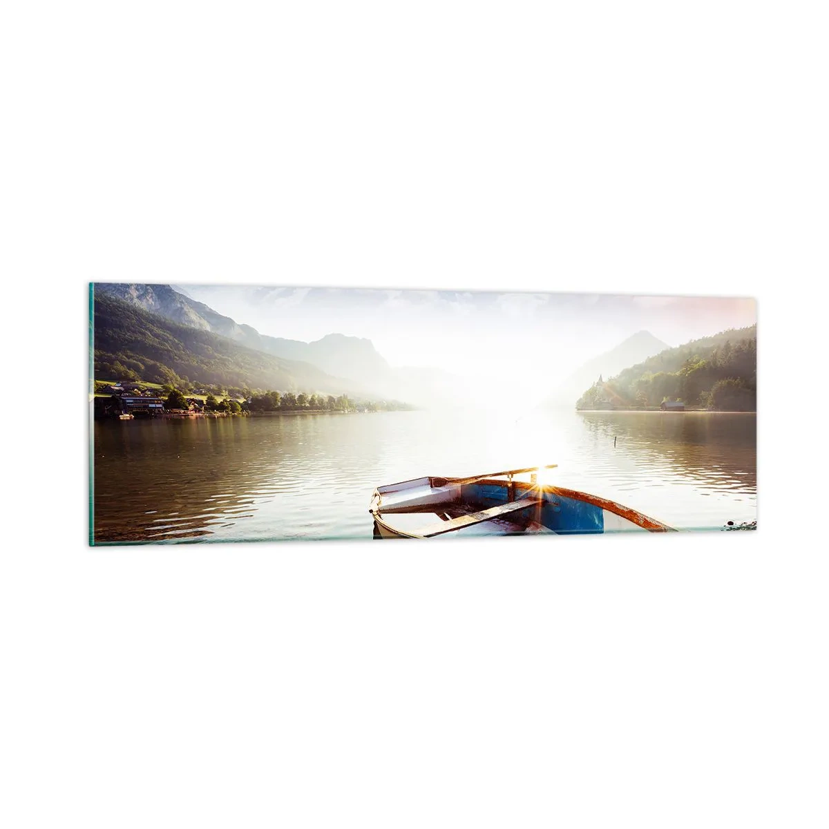 Üveg kép - Nagy és tiszta víz felett - 90x30 cm