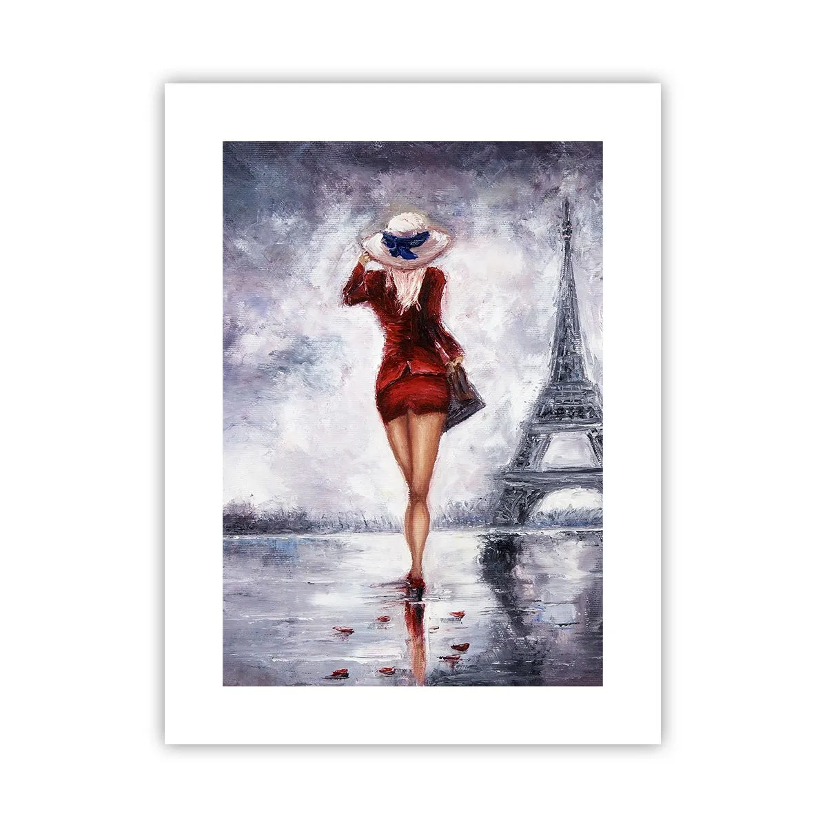 Poszter - Párizsi szimbólumok - 30x40 cm