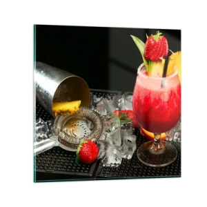 Üveg kép - Varázsolj ízt - 30x30 cm