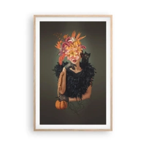 Poszter világos tölgy keretben - Egy boszorkány mágiája - 61x91 cm