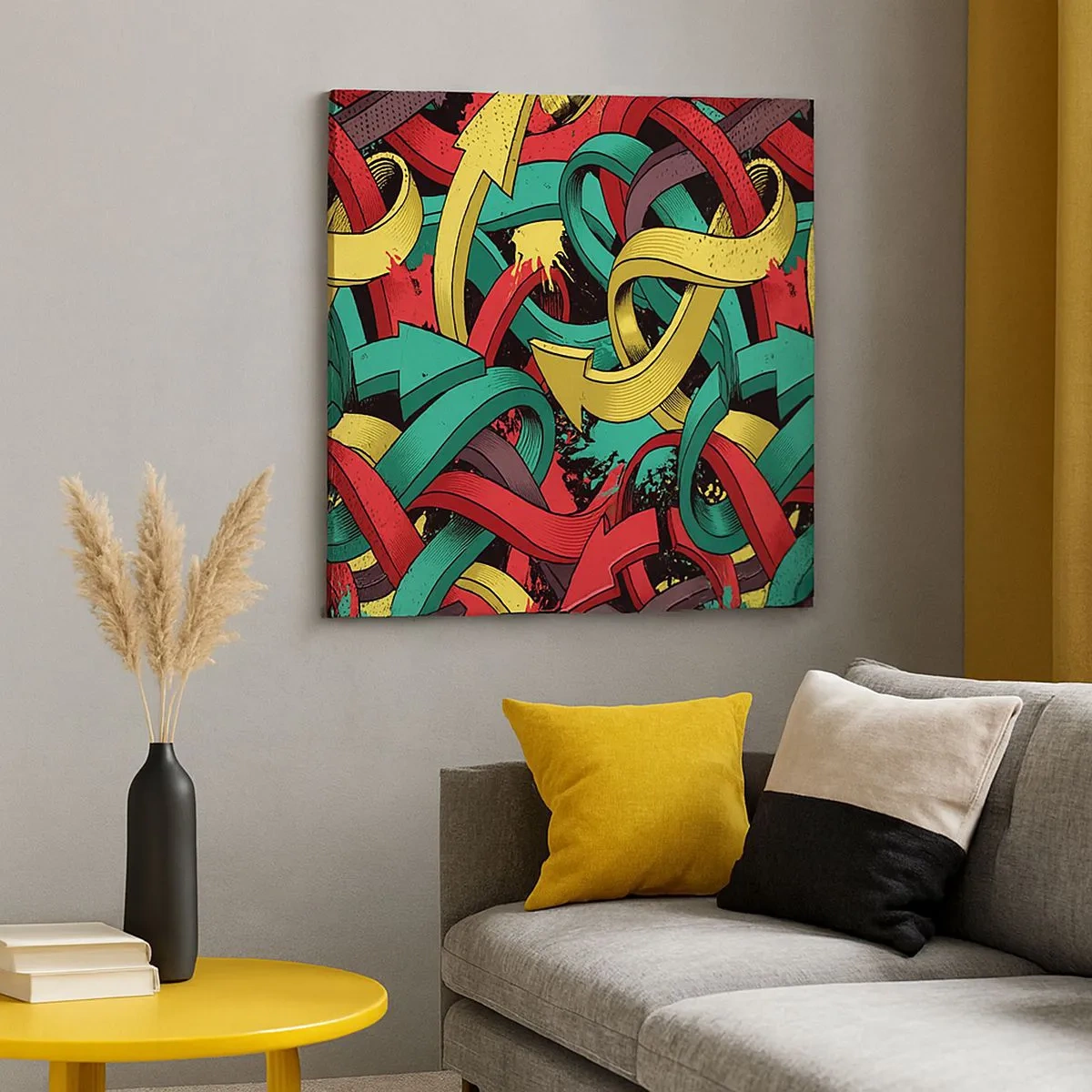 Vászonkép - Melyik az út a cél felé? - 30x30 cm