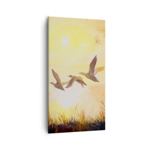 Vászonkép - Egy hosszú utazás kezdete - 55x100 cm