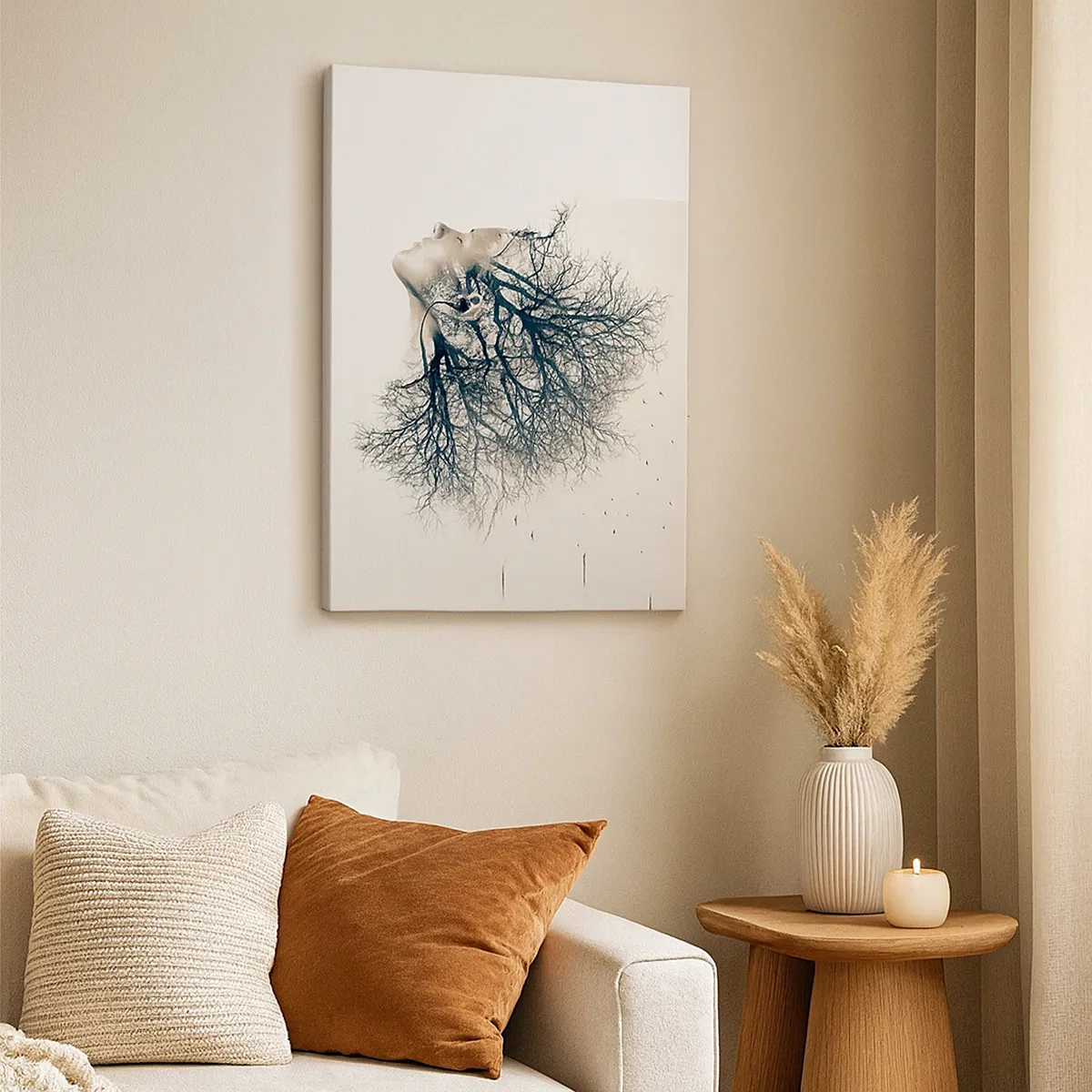 Vászonkép - Hallgatva a fa suttogását - 50x70 cm