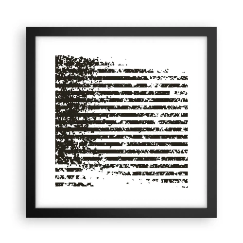 Poszter fehér keretben - Ritmus és zaj - 30x30 cm