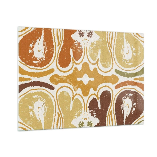 Üveg kép - Érzelmes absztrakció - 100x70 cm