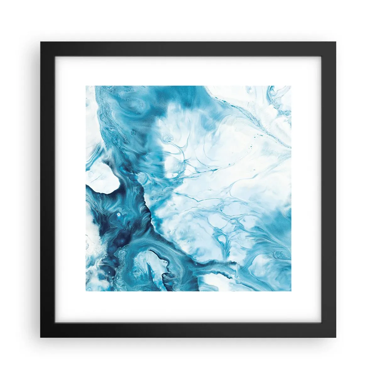 Poszter fehér keretben - Kékség koncertje - 30x30 cm