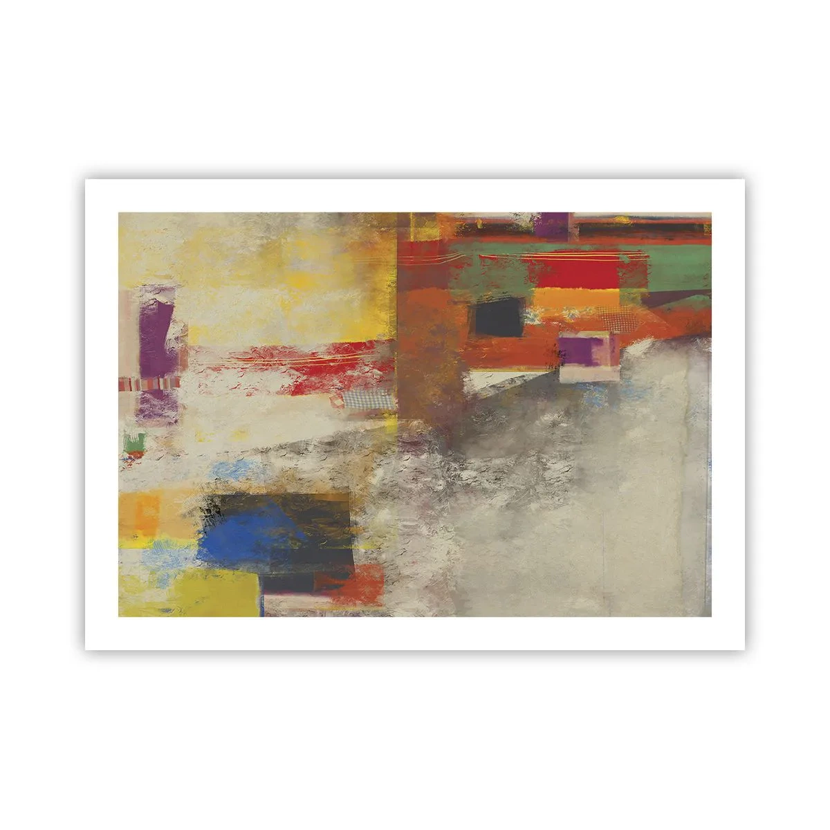 Poszter - Színgeometria - 70x50 cm