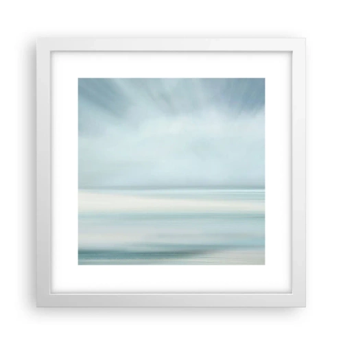 Poszter fekete keretben - Béke egészen a horizontig - 30x30 cm