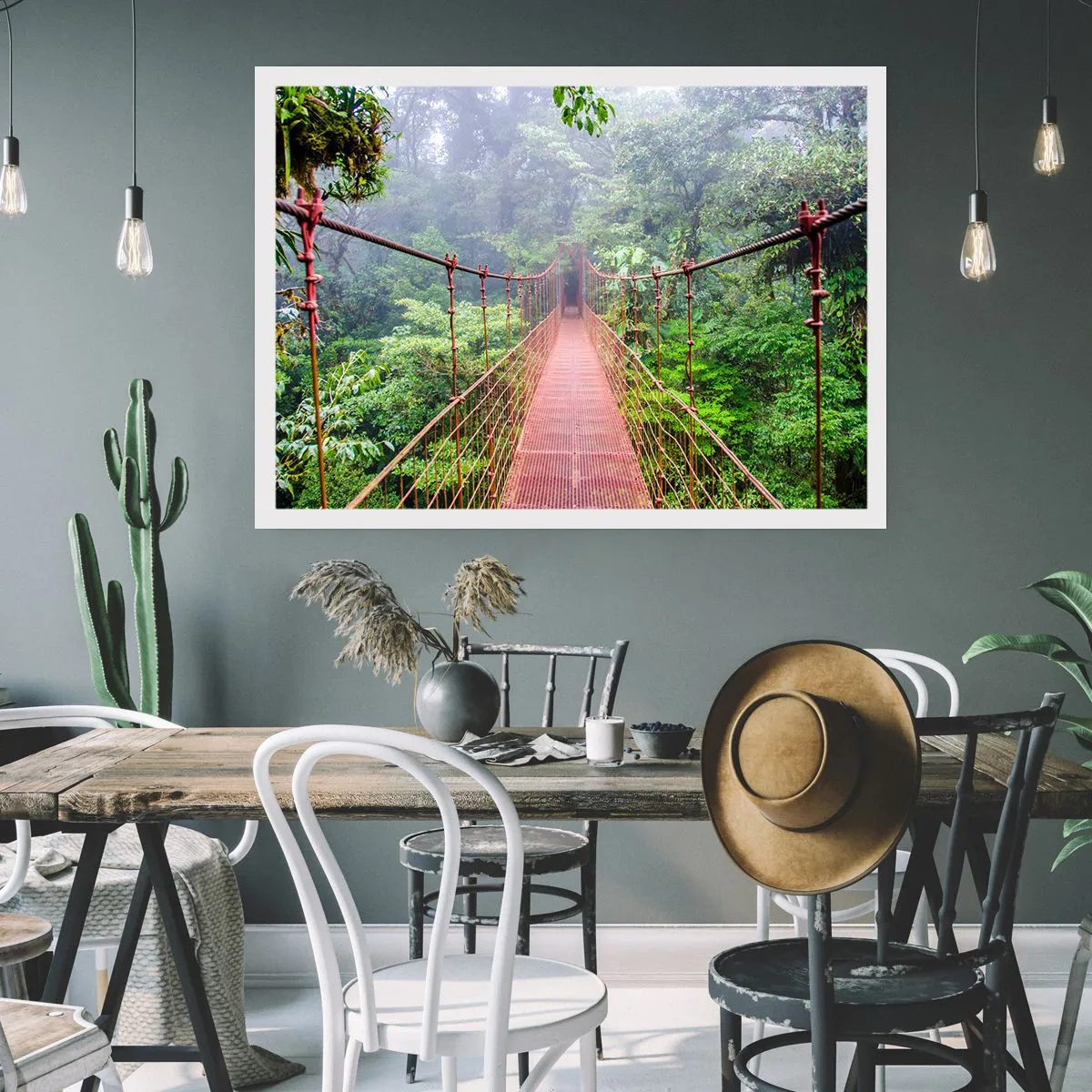 Poszter - A lomkoronák fölé függesztve - 50x40 cm