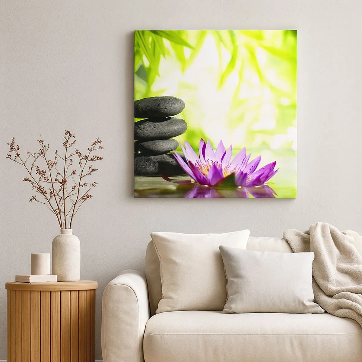 Vászonkép - Egy bambusz bokorban - 30x30 cm