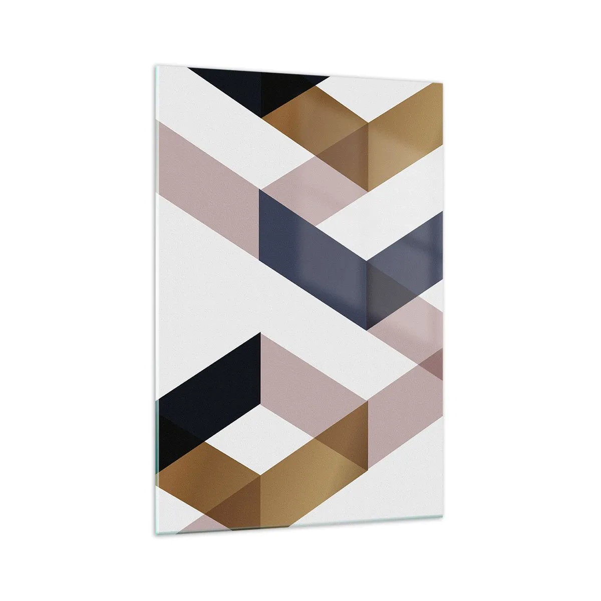 Üveg kép - Síkok és szögek - 70x100 cm