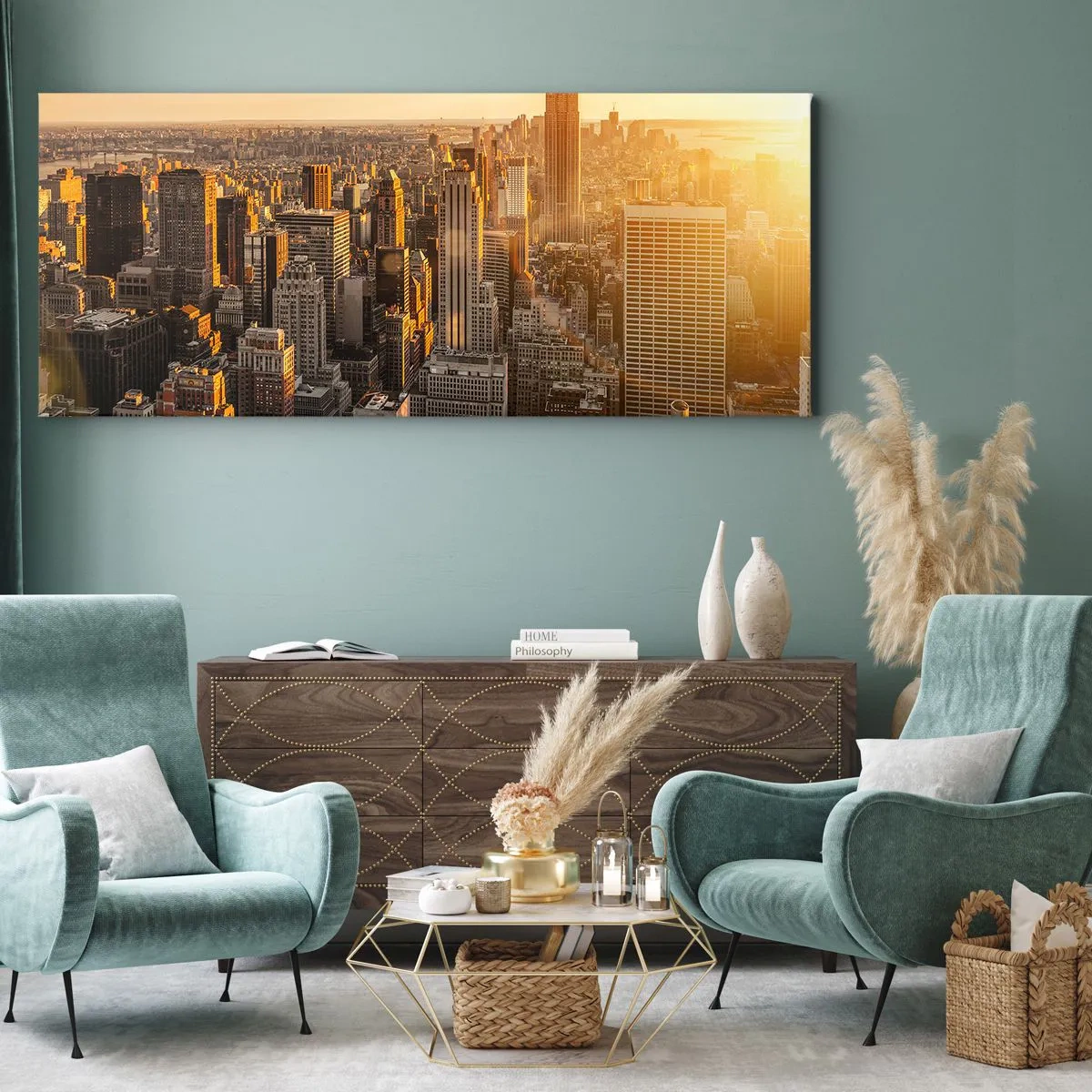 Vászonkép - Növekedni a napon - 100x40 cm