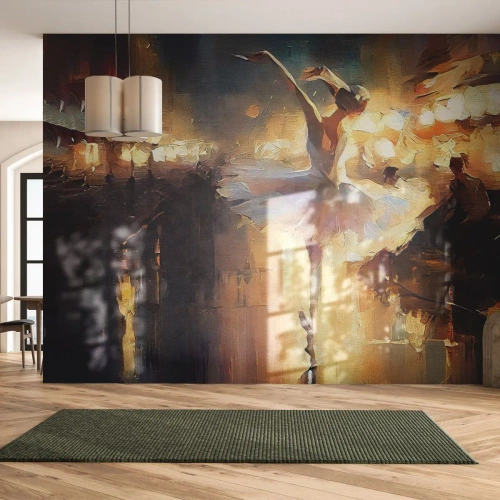 Fotótapéta Premium Canvas - Csoda az utcán - Balerina, Tánc, Olaj-szín - 150x105 cm