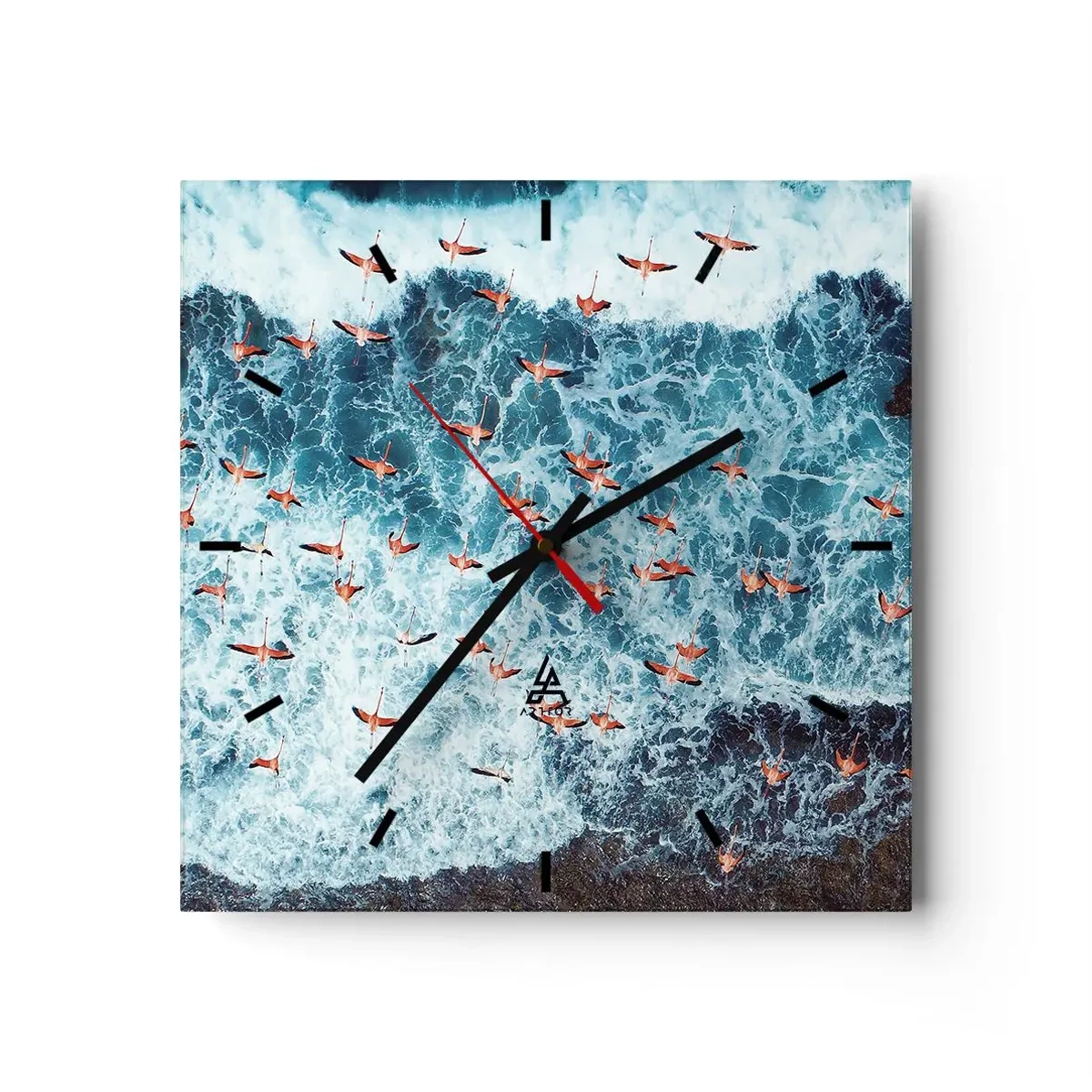 Falióra, Óra - A tengerparti parádé - 30x30 cm