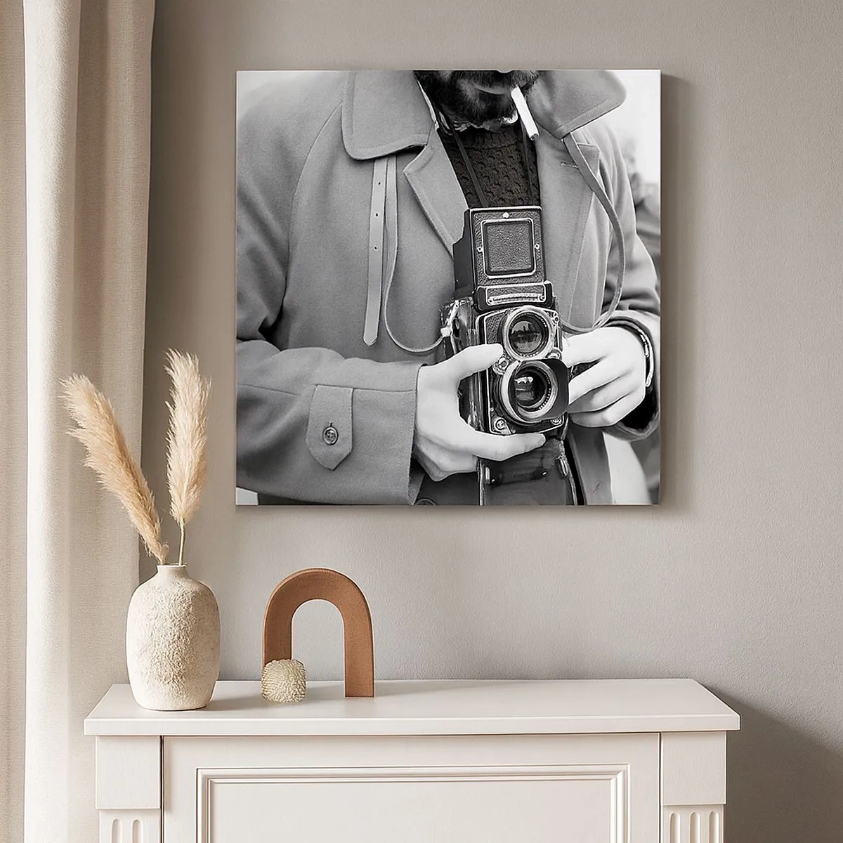 Vászonkép - Retro stílusban - 30x30 cm