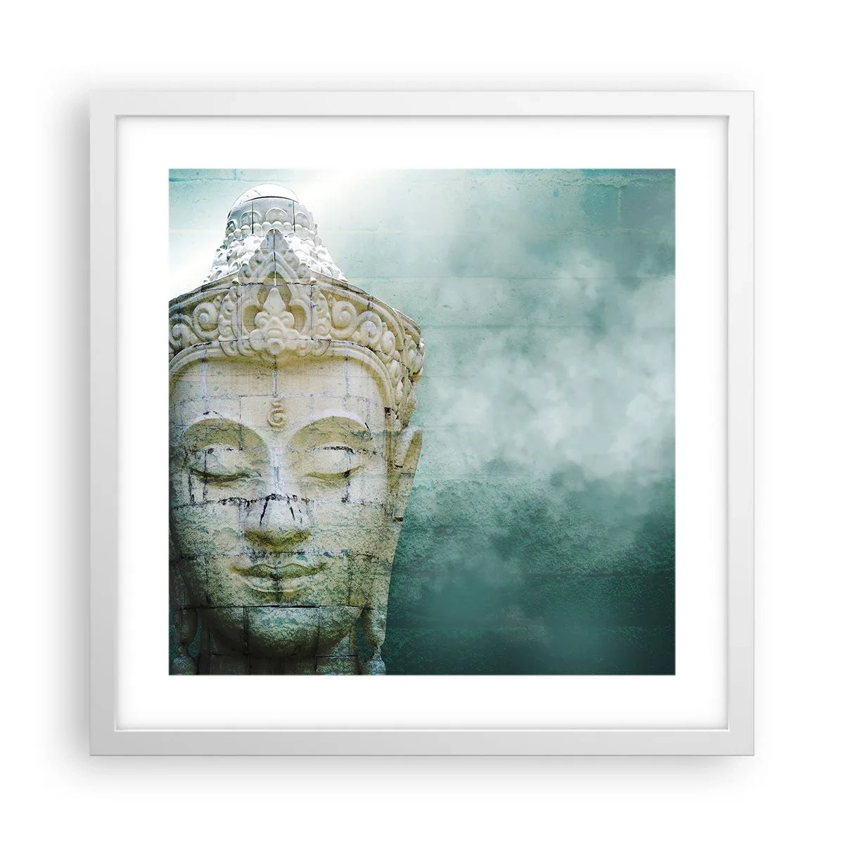 Poszter fekete keretben - A fény kérése - 40x40 cm