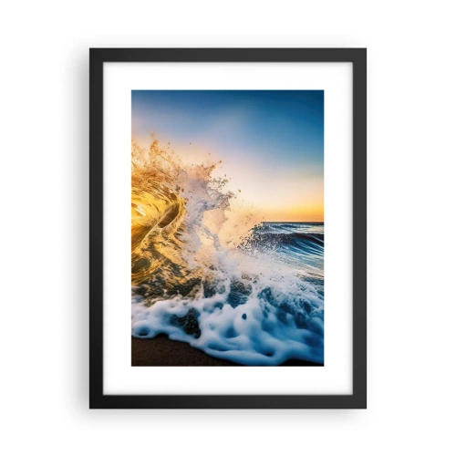 Poszter fehér keretben - Játék a homokban - 30x40 cm