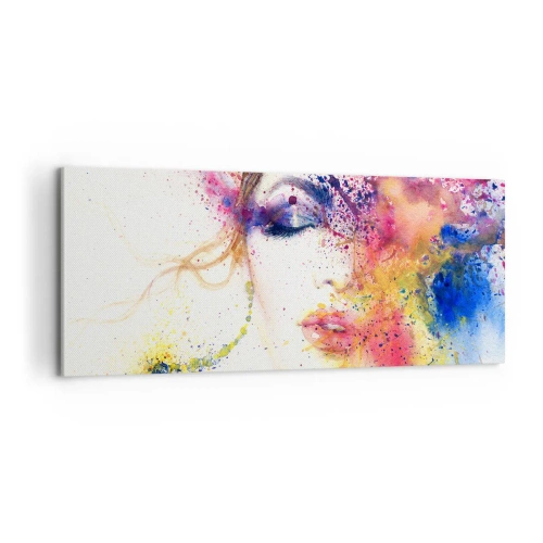 Vászonkép - Szivárványszédülés - 100x40 cm