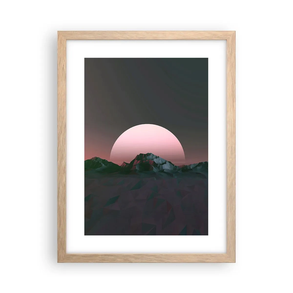 Poszter világos tölgy keretben - Egy szomszéd galaxisban - 30x40 cm