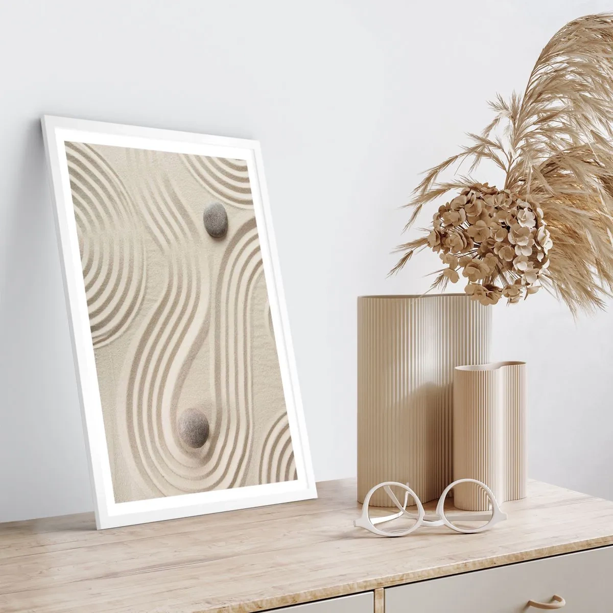 Poszter fekete keretben - A meleg érintése - 61x91 cm