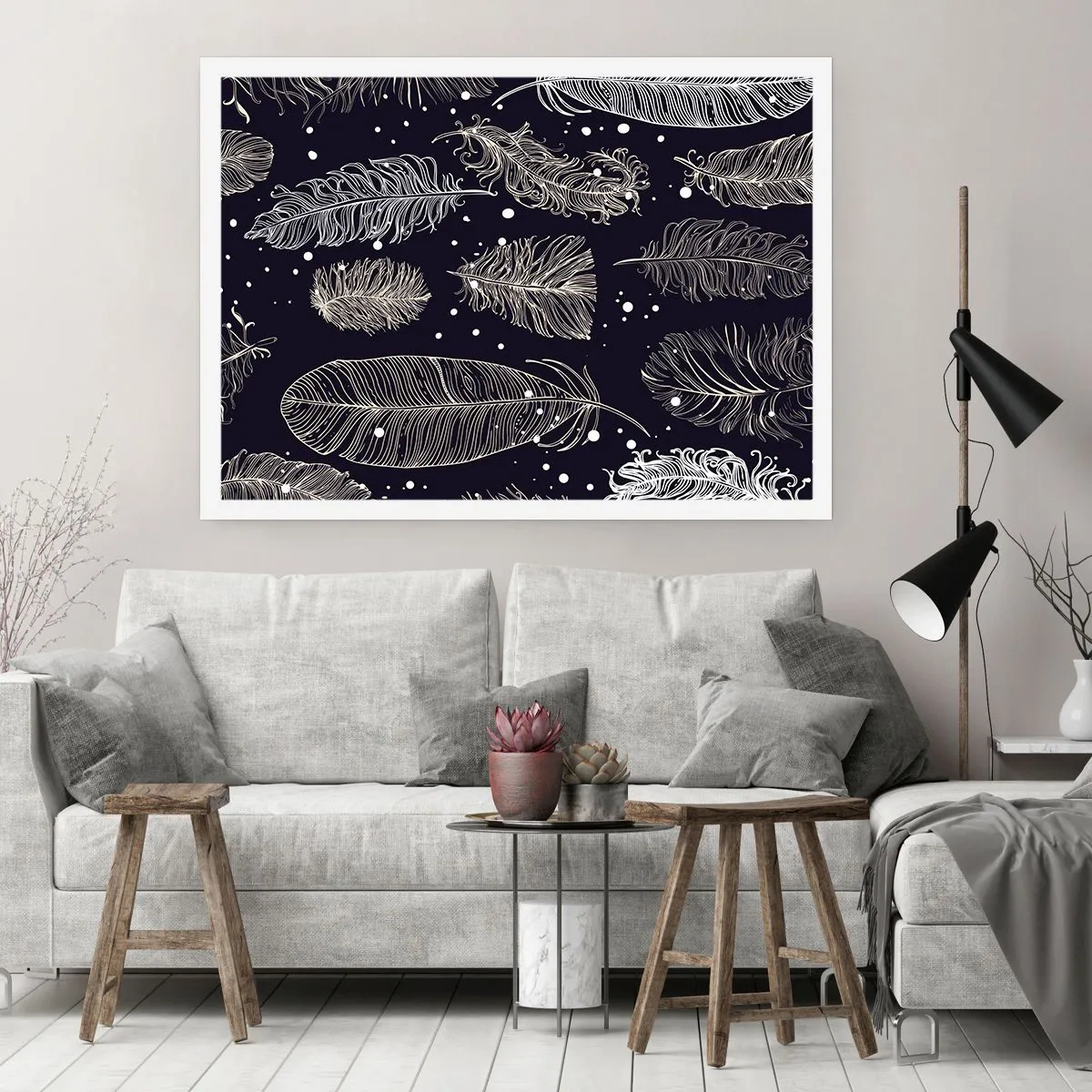 Poszter - Tollas csipke - 70x50 cm