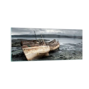 Üveg kép - "A nehézségek méltóságteljes leküzdésének jeleként” - 100x40 cm