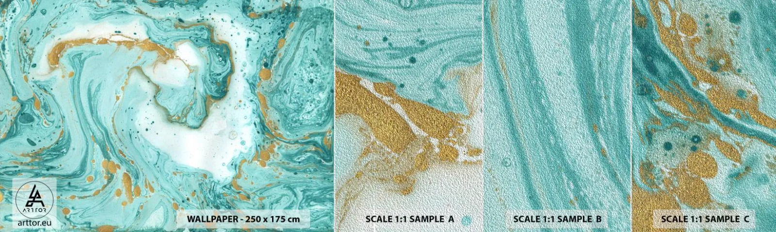 Fotótapéta Minta Premium Sand - Az Edo-korszak nagy hulláma alatt - Absztrakció, Darab, Grafika - 100x30 cm