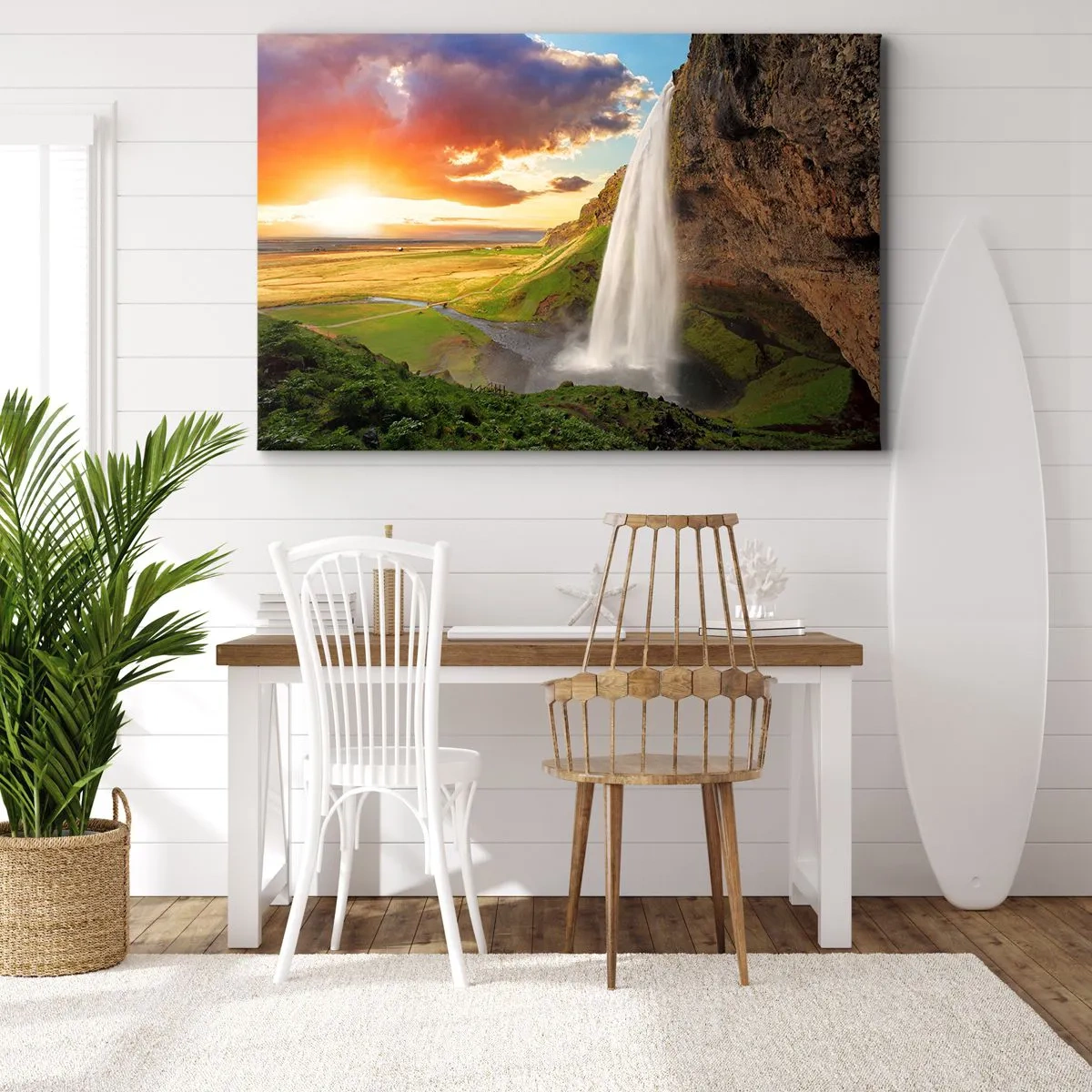 Vászonkép - Az izlandi nyár - 100x70 cm