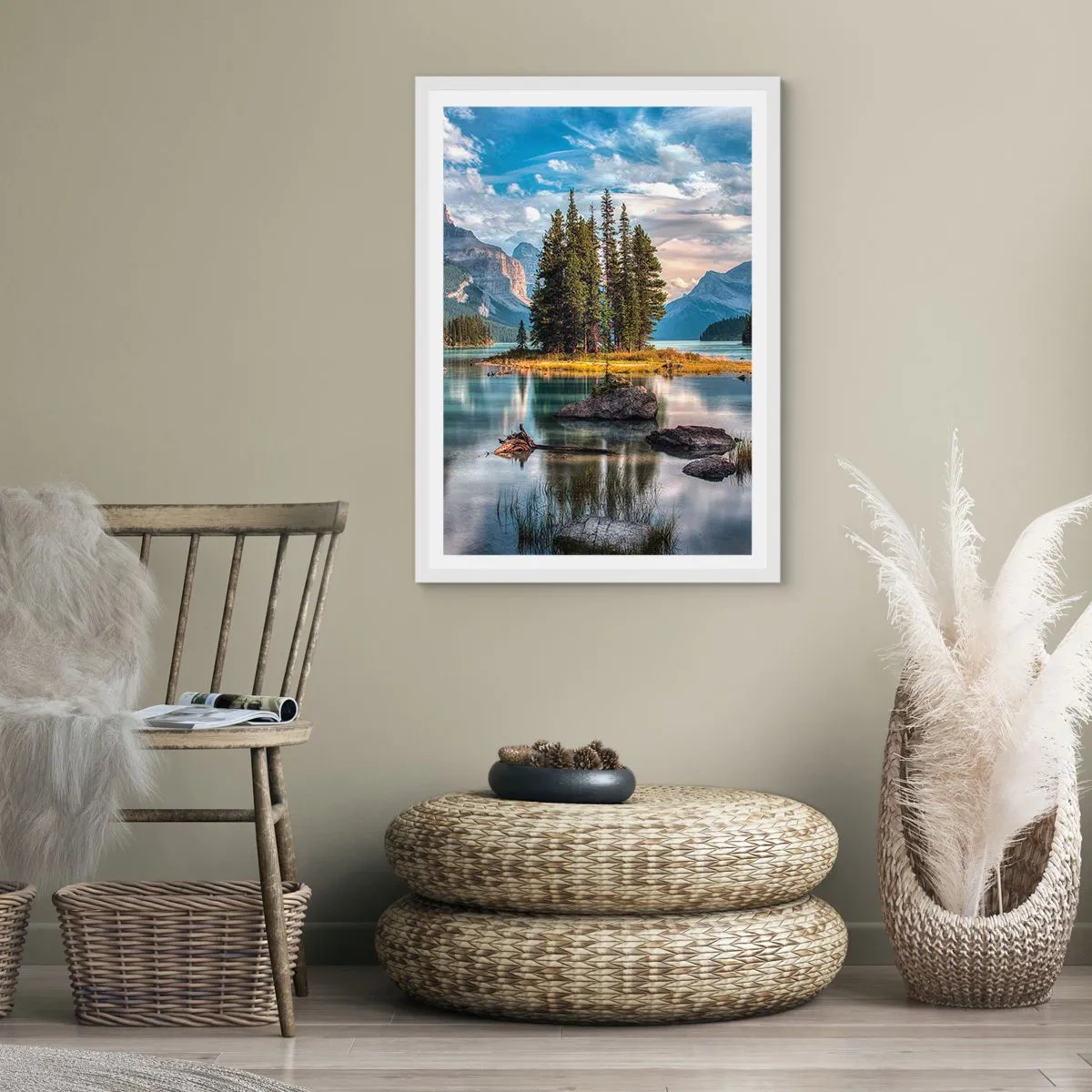 Poszter fekete keretben - A nagy és tiszta víz mellett... - 61x91 cm