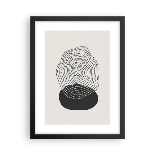 Poszter fehér keretben - Létezés és rángatózás - 30x40 cm