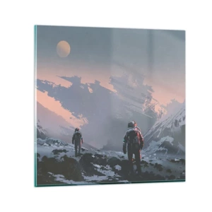 Üveg kép - Ismeretlen csillag alatt - 40x40 cm